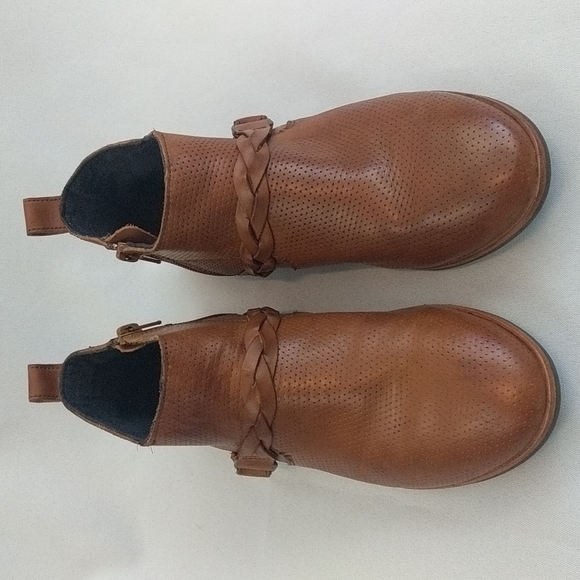 OluKai Tan Perforated Ankle Booties - Picture 2 of 12